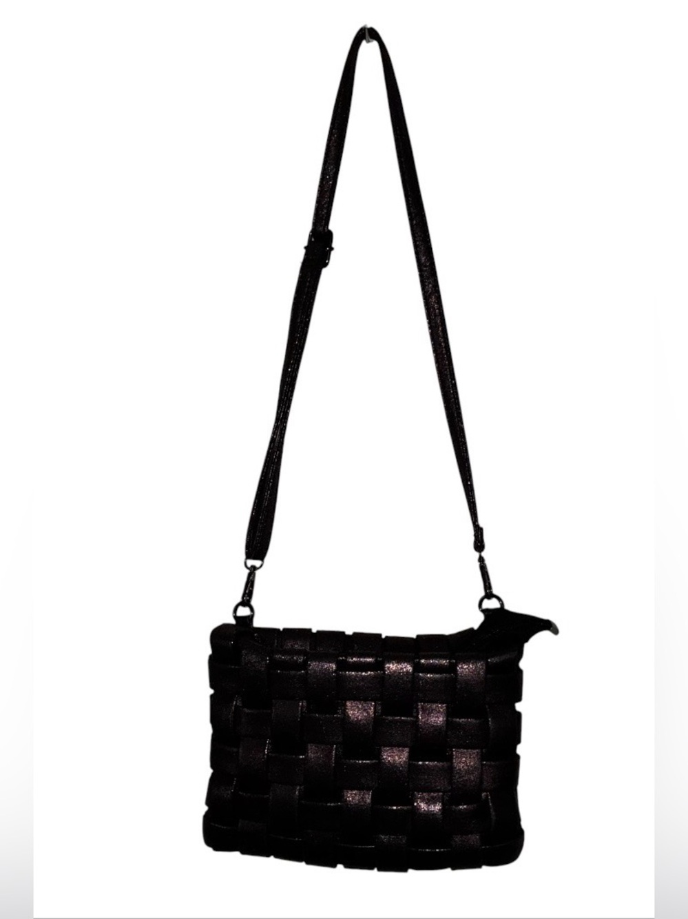 By ANTHROPOLOGIE Lindy Woven bag/purse Oxford color.